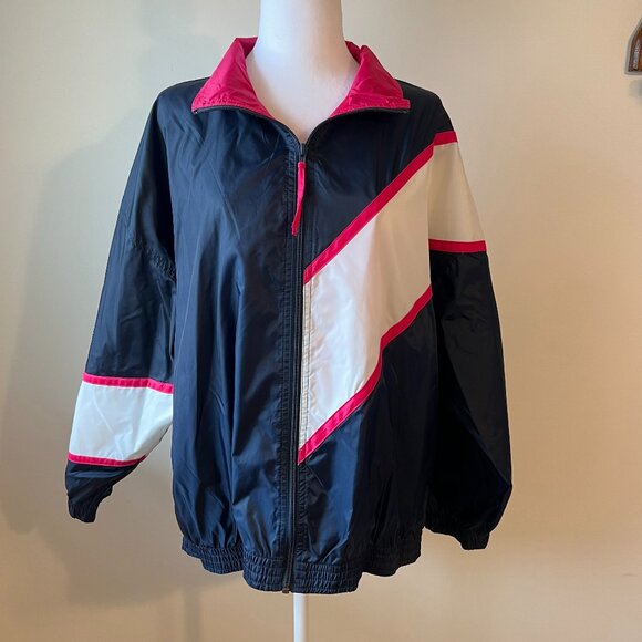 R&R Sports Zip Up Windbreaker - Retro Sporty & Practical XL (18) - Picture 1 of 12